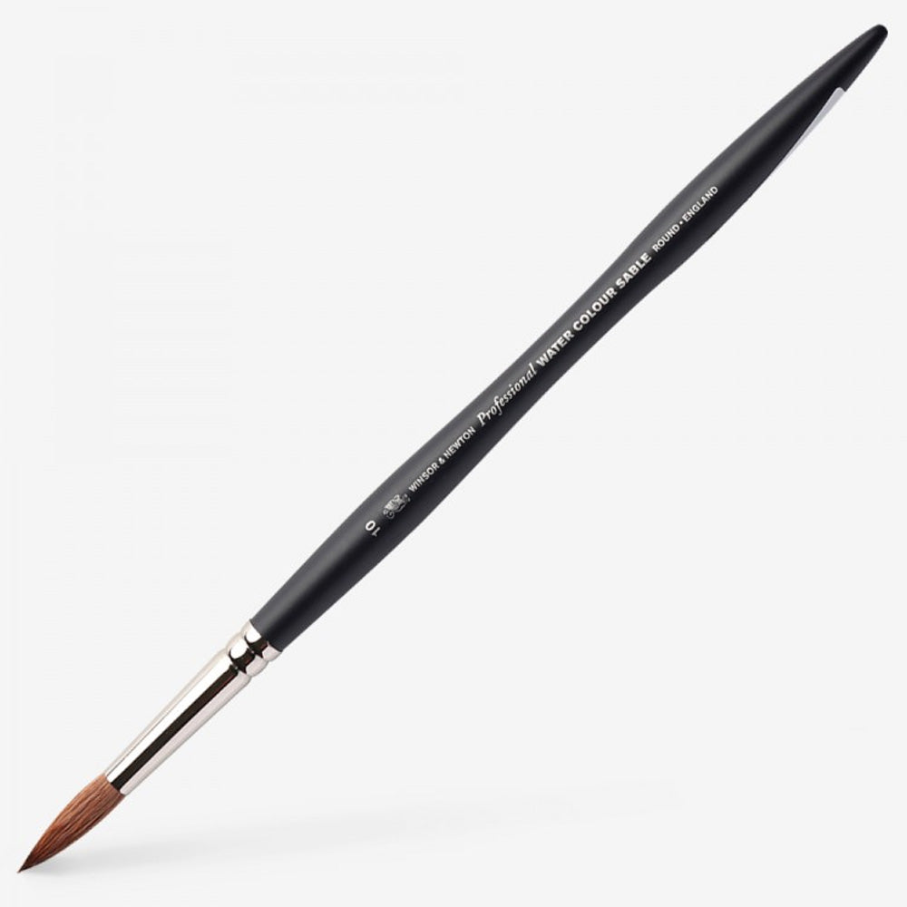 Winsor & Newton Professional Kolinsky Kısa Saplı Samur Yuvarlak Fırça N:10