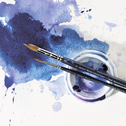 Winsor & Newton Professional Kolinsky Kısa Saplı Samur Yuvarlak Fırça N:10