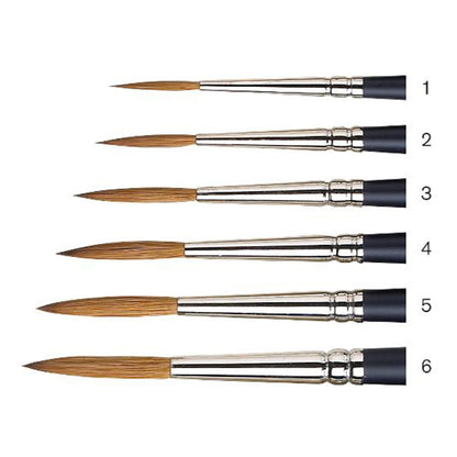 Winsor & Newton Professional Kolinsky Kısa Saplı Samur Çizgi/Yazı Fırçası N:3