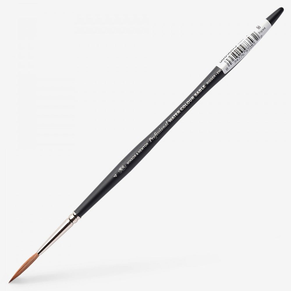 Winsor & Newton Professional Kolinsky Kısa Saplı Samur Çizgi/Yazı Fırçası N:4