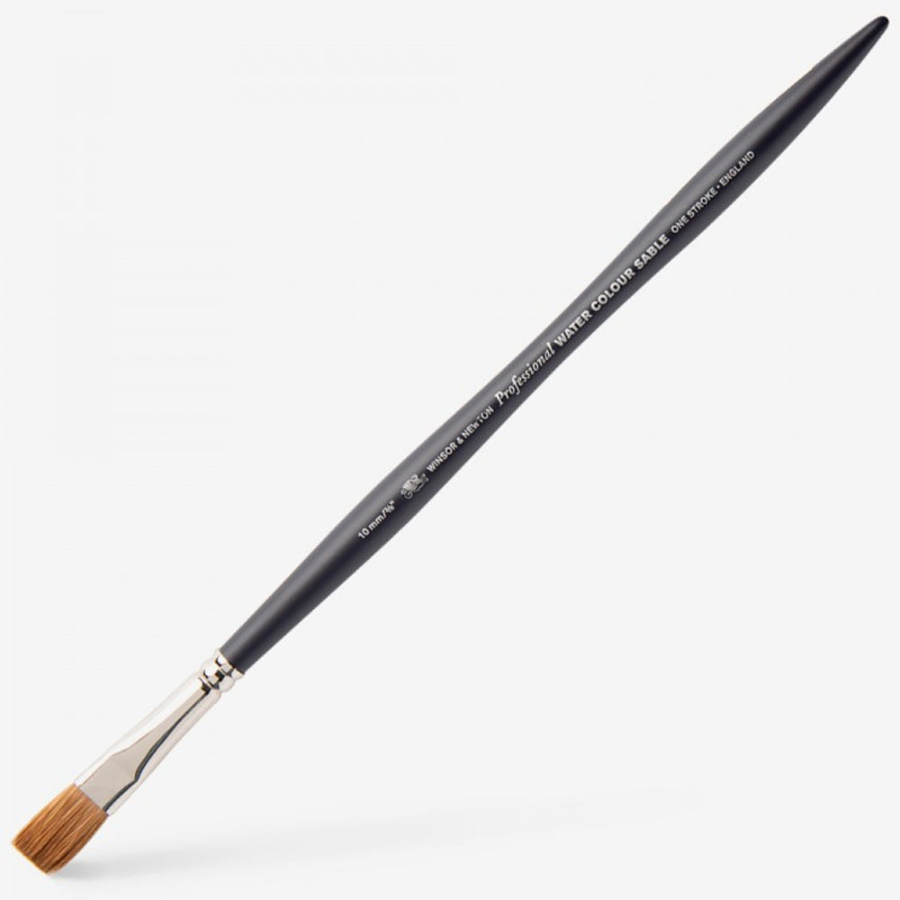 Winsor & Newton Professional Kolinsky Kısa Saplı Samur One-Stroke Fırçası N:3/8 (10mm)