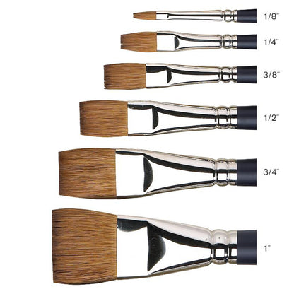 Winsor & Newton Professional Kolinsky Kısa Saplı Samur One-Stroke Fırçası N:3/8 (10mm)