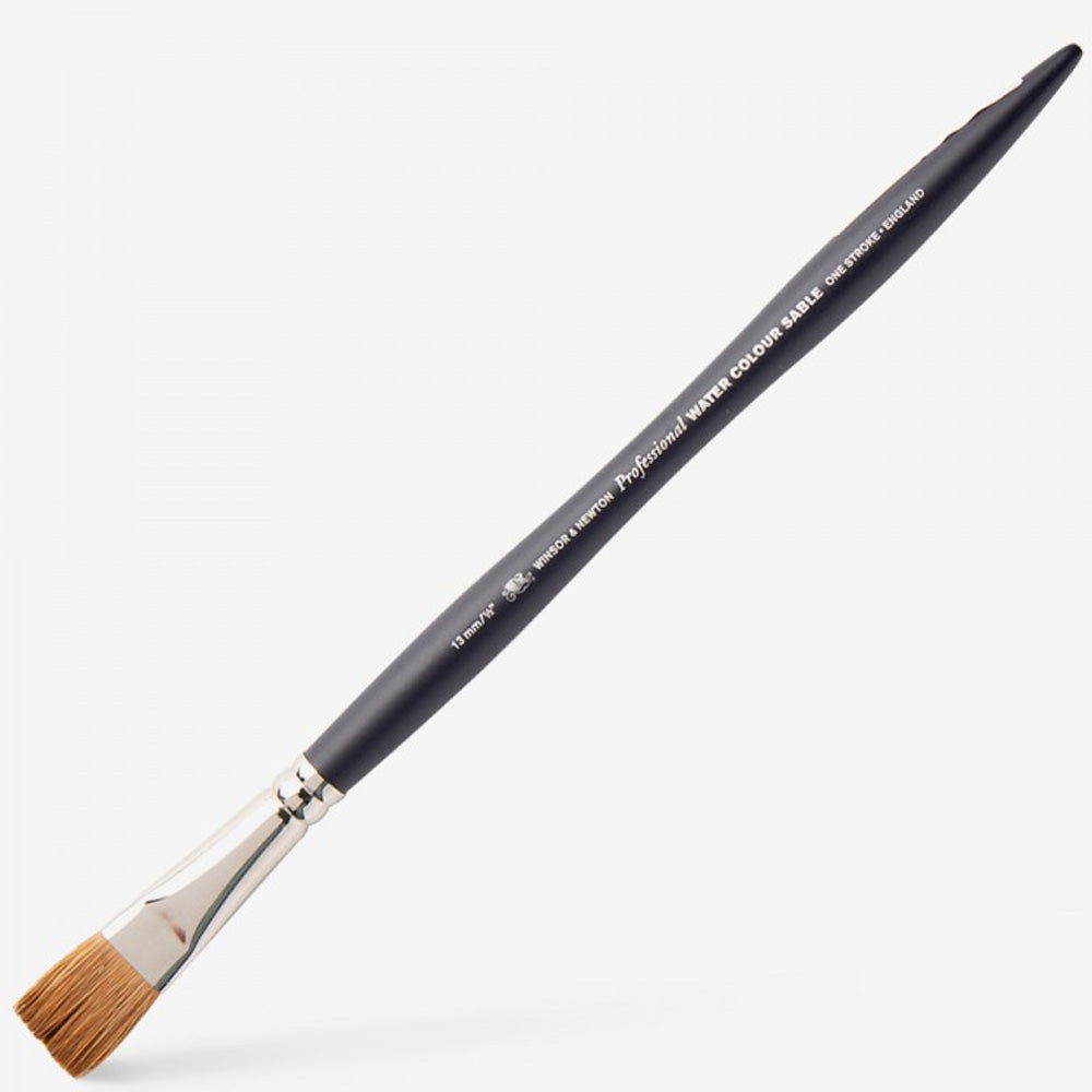 Winsor & Newton Professional Kolinsky Kısa Saplı Samur One-Stroke Fırçası N:1/2 (13mm)