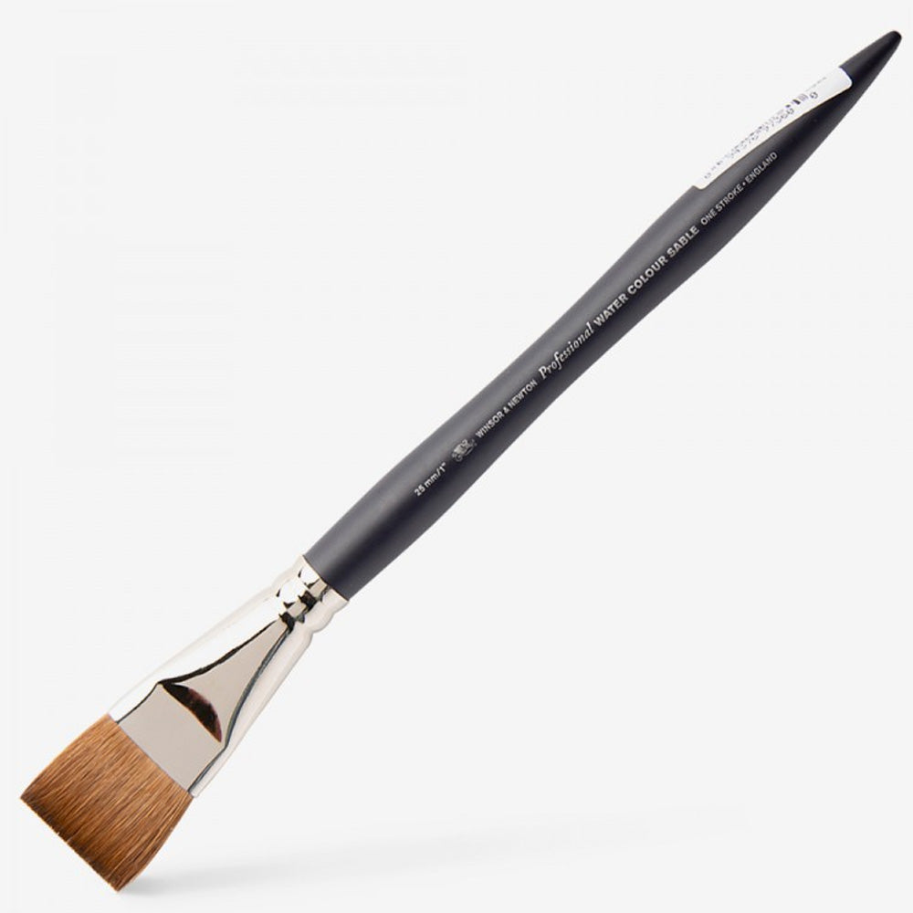 Winsor & Newton Professional Kolinsky Kısa Saplı Samur One-Stroke Fırçası N:1 (25mm)