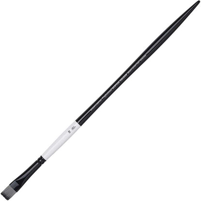 Winsor & Newton Professional Akrilik Uzun Saplı Sentetik Kısa Yassı Fırça N:10