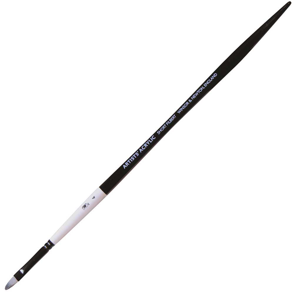 Winsor & Newton Professional Akrilik Uzun Saplı Sentetik Kedidili Fırça N:4