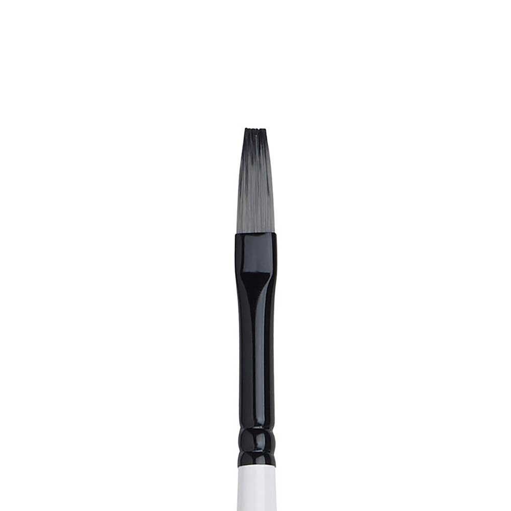Winsor & Newton Professional Akrilik Uzun Saplı Sentetik Yassı Fırça N:6