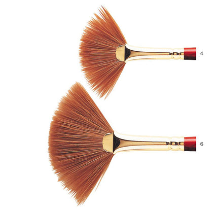 Winsor & Newton Sceptre Gold II Seri 808 Kısa Saplı Yelpaze Fırça No.4
