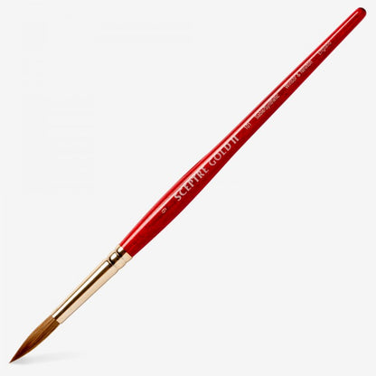 Winsor & Newton Sceptre Gold II Seri 101 Kısa Saplı Yuvarlak Fırça N:9