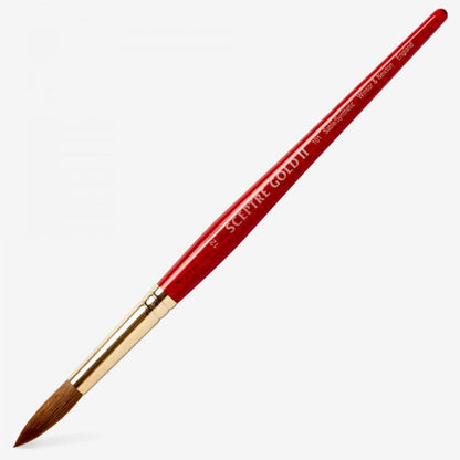 Winsor & Newton Sceptre Gold II Seri 101 Kısa Saplı Yuvarlak Fırça N:12