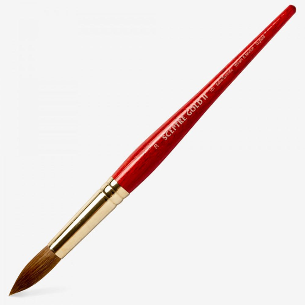 Winsor & Newton Sceptre Gold II Seri 101 Kısa Saplı Yuvarlak Fırça N:20