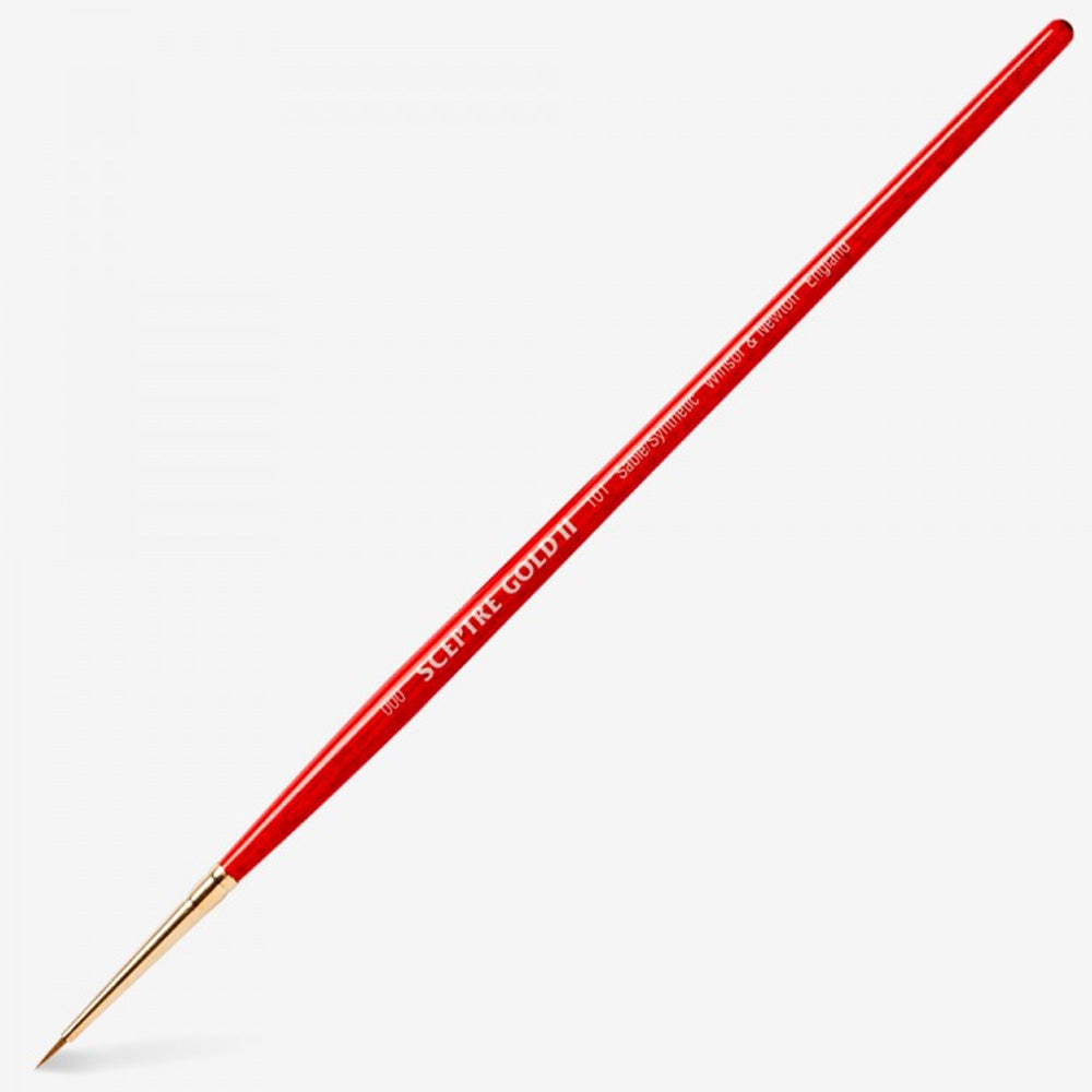 Winsor & Newton Sceptre Gold II Seri 101 Kısa Saplı Yuvarlak Fırça N:000