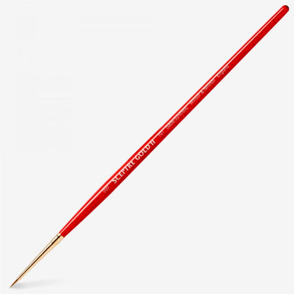 Winsor & Newton Sceptre Gold II Seri 101 Kısa Saplı Yuvarlak Fırça N:000