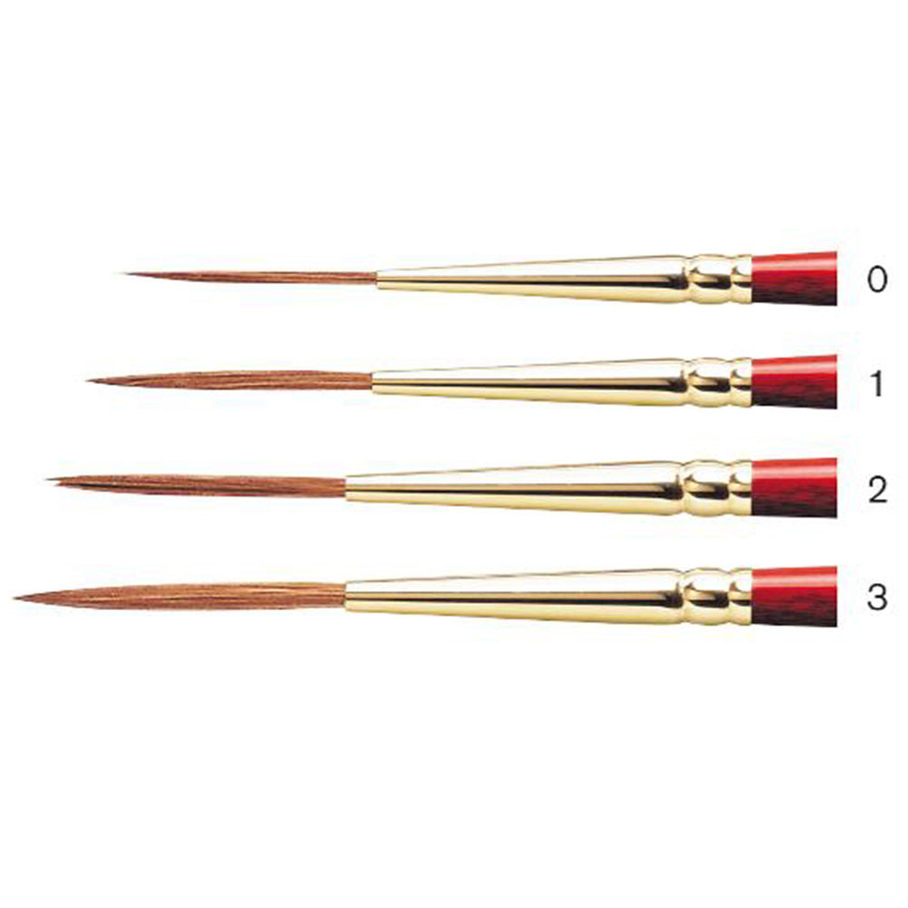 Winsor & Newton Sceptre Gold II Seri 303 Kısa Saplı Çizgi/Yazı Fırçası N:1
