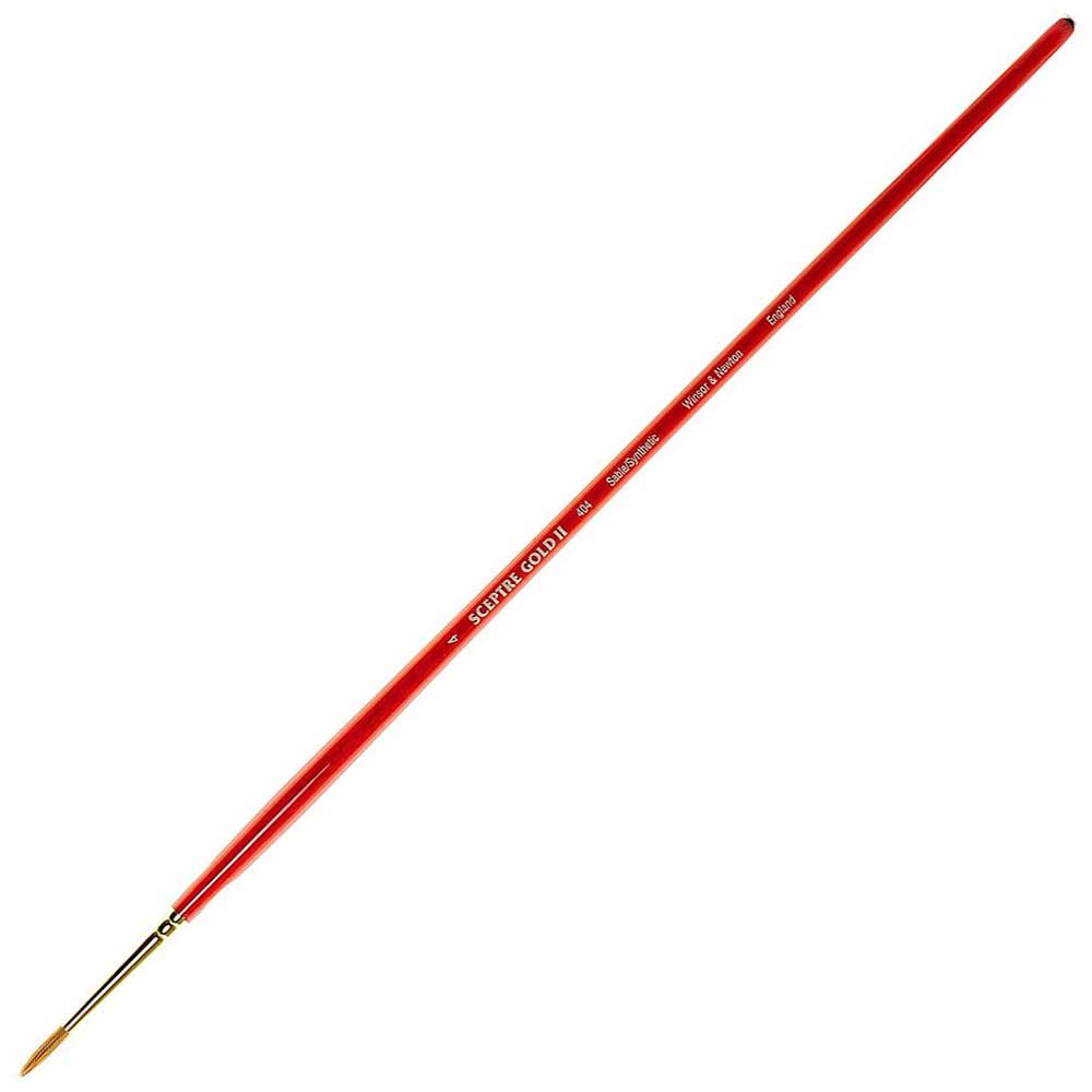 Winsor & Newton Sceptre Gold II Seri 404 Uzun Saplı Yuvarlak Fırça N:4