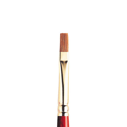 Winsor & Newton Sceptre Gold II Seri 505 Uzun Saplı Kısa Yassı Fırça N:6