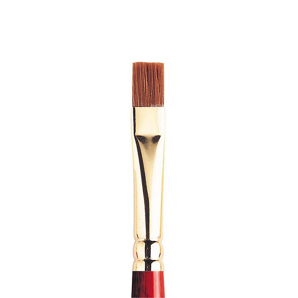 Winsor & Newton Sceptre Gold II Seri 505 Uzun Saplı Kısa Yassı Fırça N:8