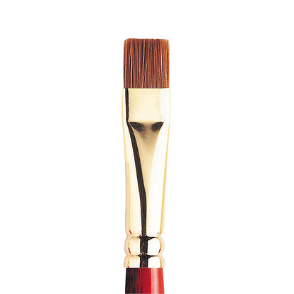 Winsor & Newton Sceptre Gold II Seri 505 Uzun Saplı Kısa Yassı Fırça N:12