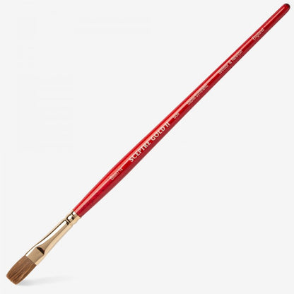 Winsor & Newton Sceptre Gold II Seri 606 Kısa Saplı One-Stroke Fırçası N:1/4"