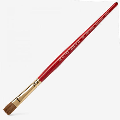Winsor & Newton Sceptre Gold II Seri 606 Kısa Saplı One-Stroke Fırçası N:3/8"