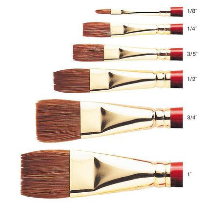 Winsor & Newton Sceptre Gold II Seri 606 Kısa Saplı One-Stroke Fırçası N:3/8"