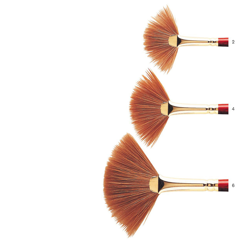 Winsor & Newton Sceptre Gold II Seri 808 Uzun Saplı Yelpaze Fırça No.6