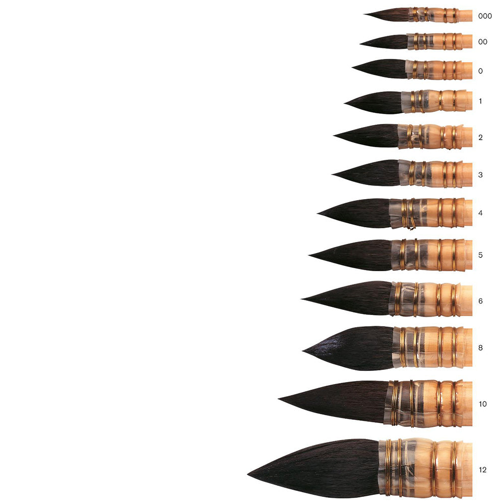 Winsor & Newton Pure Squirrel Geleneksel Sincap Kılı Fırça N:8