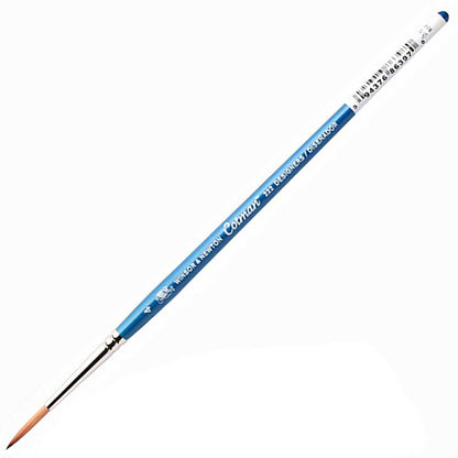 Winsor & Newton Cotman Seri 222 Kısa Saplı Sentetik Tasarım/Detay Fırçası N:4