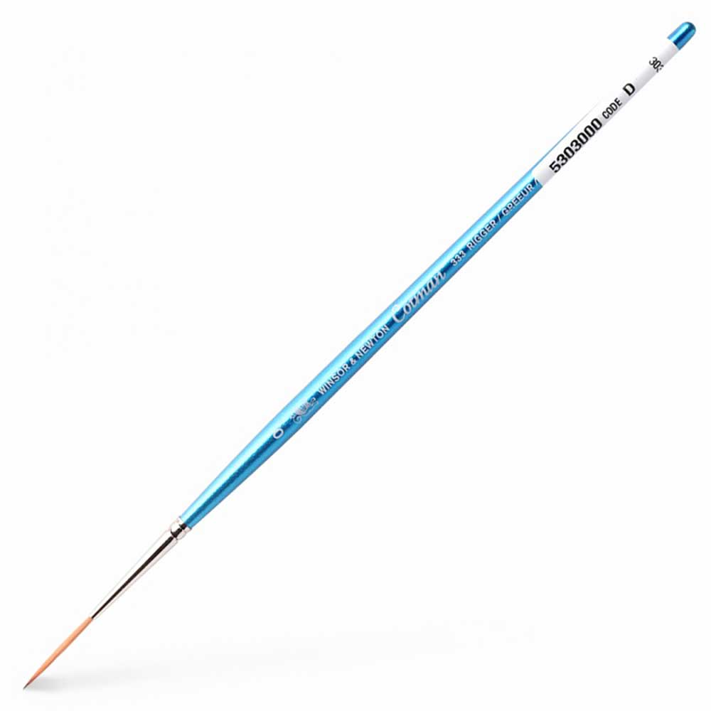 Winsor & Newton Cotman Seri 333 Kısa Saplı Sentetik Çizgi/Yazı Fırçası N:0