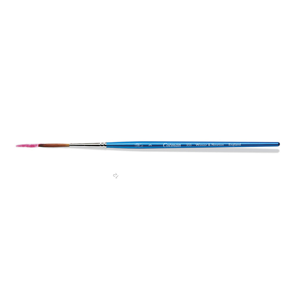 Winsor & Newton Cotman Seri 333 Kısa Saplı Sentetik Çizgi/Yazı Fırçası N:0