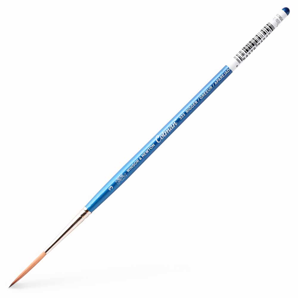 Winsor & Newton Cotman Seri 333 Kısa Saplı Sentetik Çizgi/Yazı Fırçası N:3