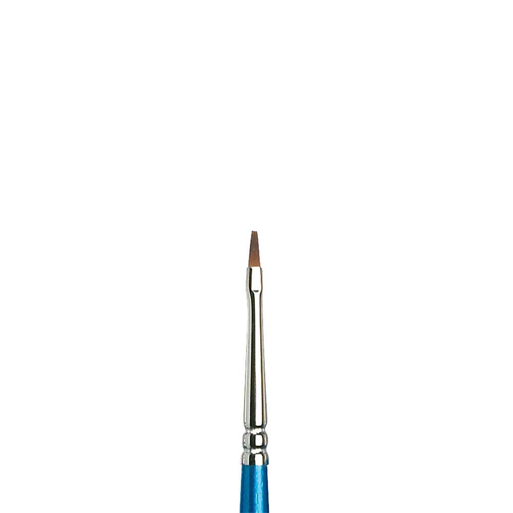 Winsor & Newton Cotman Seri 555 Uzun Saplı Sentetik Kısa Yassı Fırça N:1