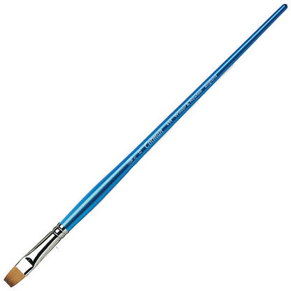 Winsor & Newton Cotman Seri 555 Uzun Saplı Sentetik Kısa Yassı Fırça N:5