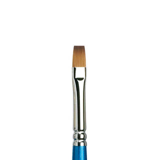 Winsor & Newton Cotman Seri 555 Uzun Saplı Sentetik Kısa Yassı Fırça N:8