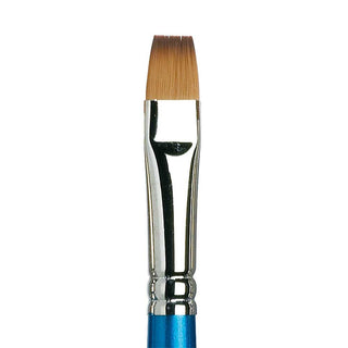 Winsor & Newton Cotman Seri 555 Uzun Saplı Sentetik Kısa Yassı Fırça N:12