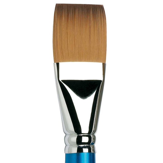 Winsor & Newton Cotman Seri 666 Uzun Saplı Sentetik One-Stroke Fırçası N:3/2" (38mm)