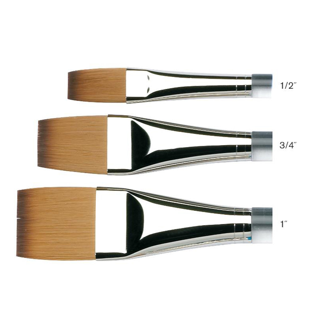 Winsor & Newton Cotman Seri 777 Kısa Saplı Sentetik One-Stroke Fırçası N:3/4 (19mm)