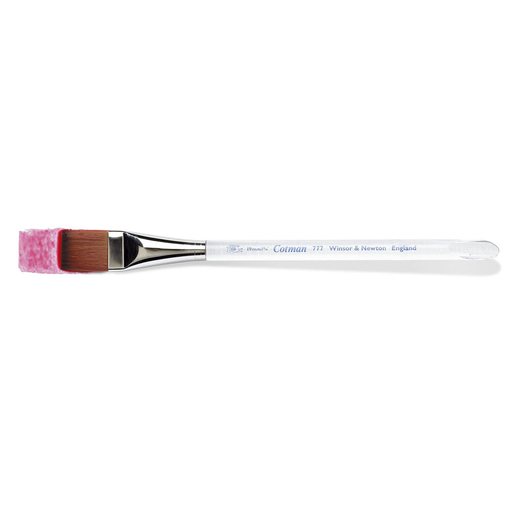 Winsor & Newton Cotman Seri 777 Kısa Saplı Sentetik One-Stroke Fırçası N:3/4 (19mm)