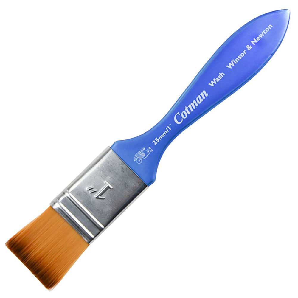 Winsor & Newton Cotman Sentetik Zemin Islatma Fırçası N:1"(25mm)