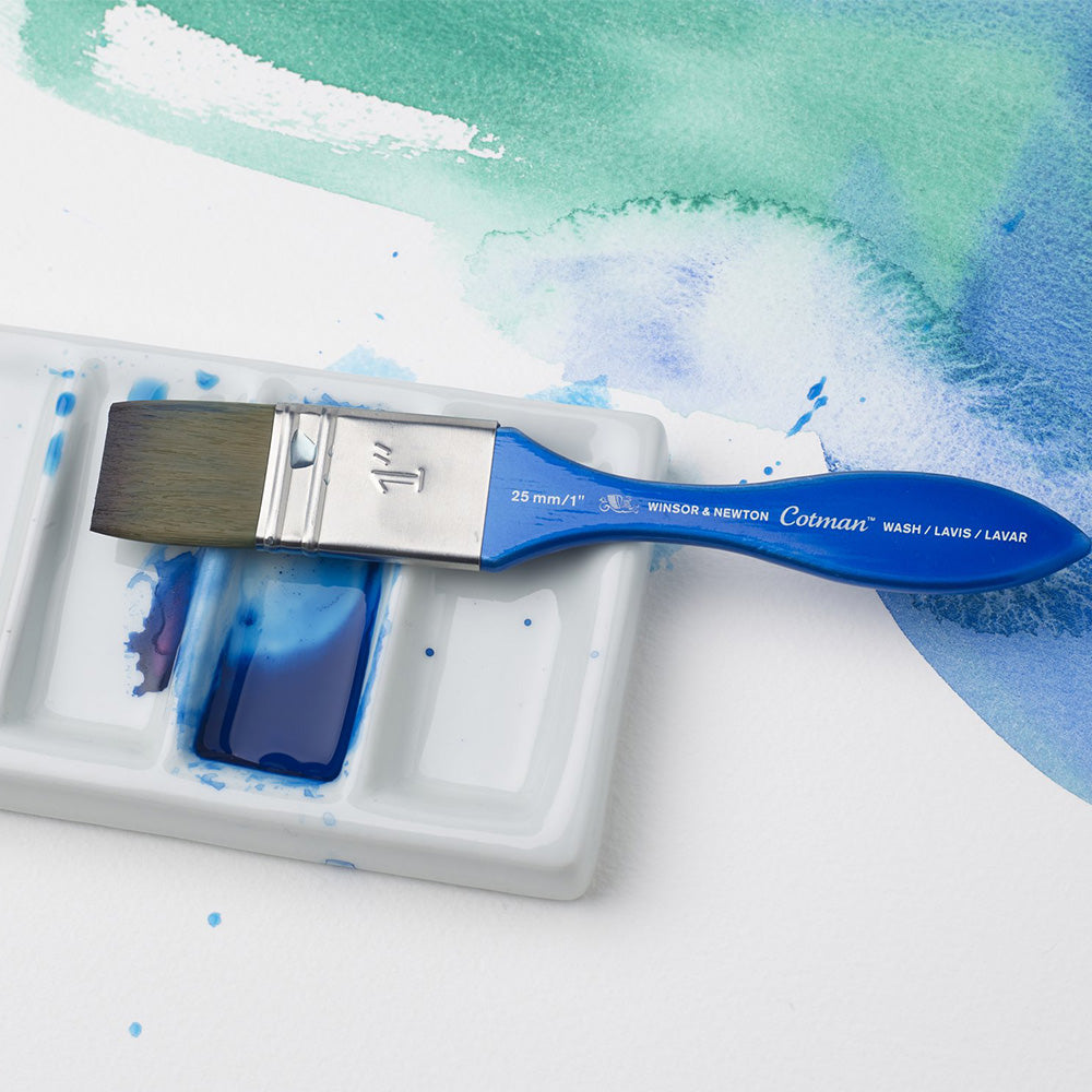 Winsor & Newton Cotman Sentetik Zemin Islatma Fırçası N:1"(25mm)