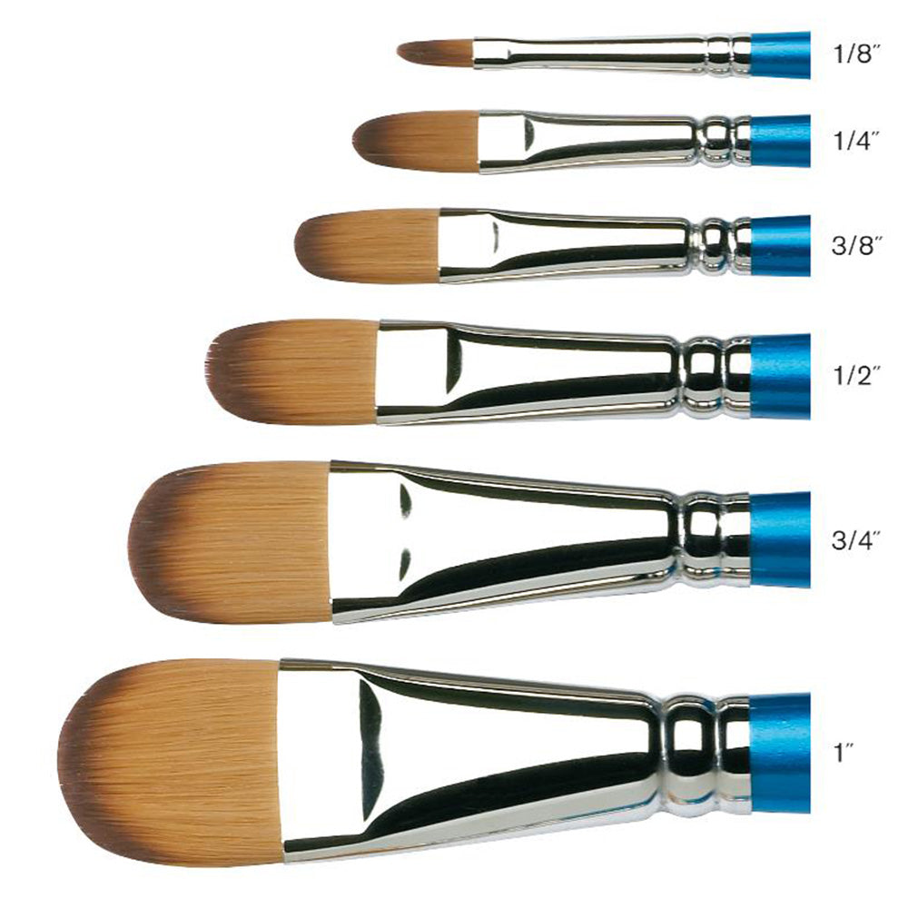 Winsor & Newton Cotman Seri 668 Kısa Saplı Sentetik Kedidili Fırça N:1" (25mm)