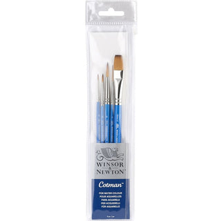 Winsor & Newton Cotman Kısa Saplı Sentetik Fırça Seti 2 (5'li)