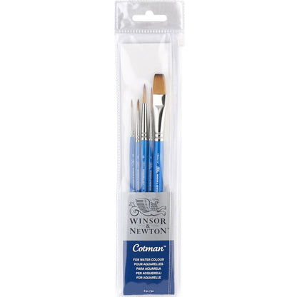 Winsor & Newton Cotman Kısa Saplı Sentetik Fırça Seti 2 (5'li)