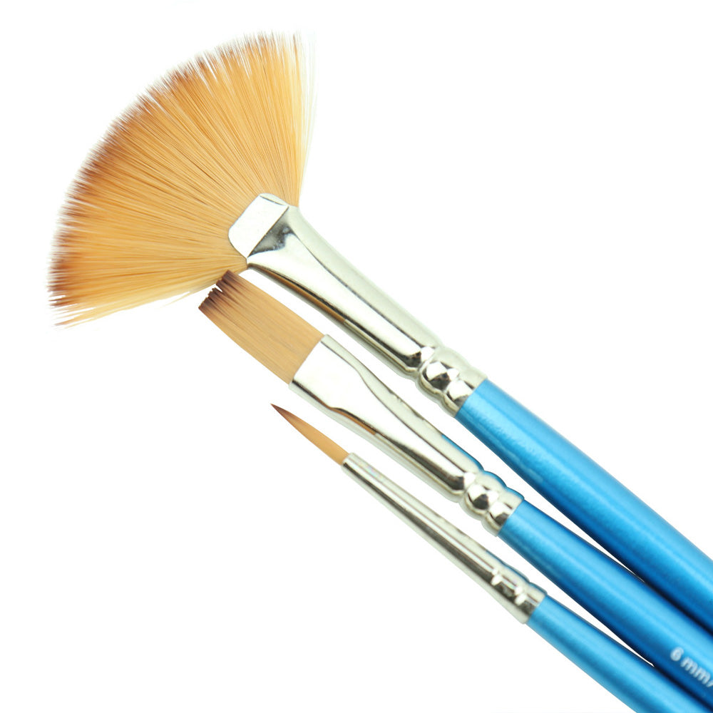 Winsor & Newton Cotman Kısa Saplı Sentetik Fırça Set 3 (3'lü)