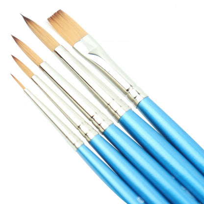 Winsor & Newton Cotman Kısa Saplı Sentetik Fırça Set 1 (5'li)