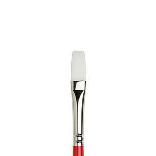 Winsor & Newton University Seri 237 Uzun Saplı Sentetik Kısa Yassı Fırça N:6