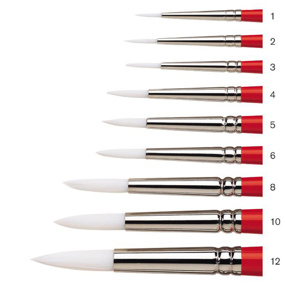 Winsor & Newton University Seri 235 Uzun Saplı Sentetik Yuvarlak Fırça N:12