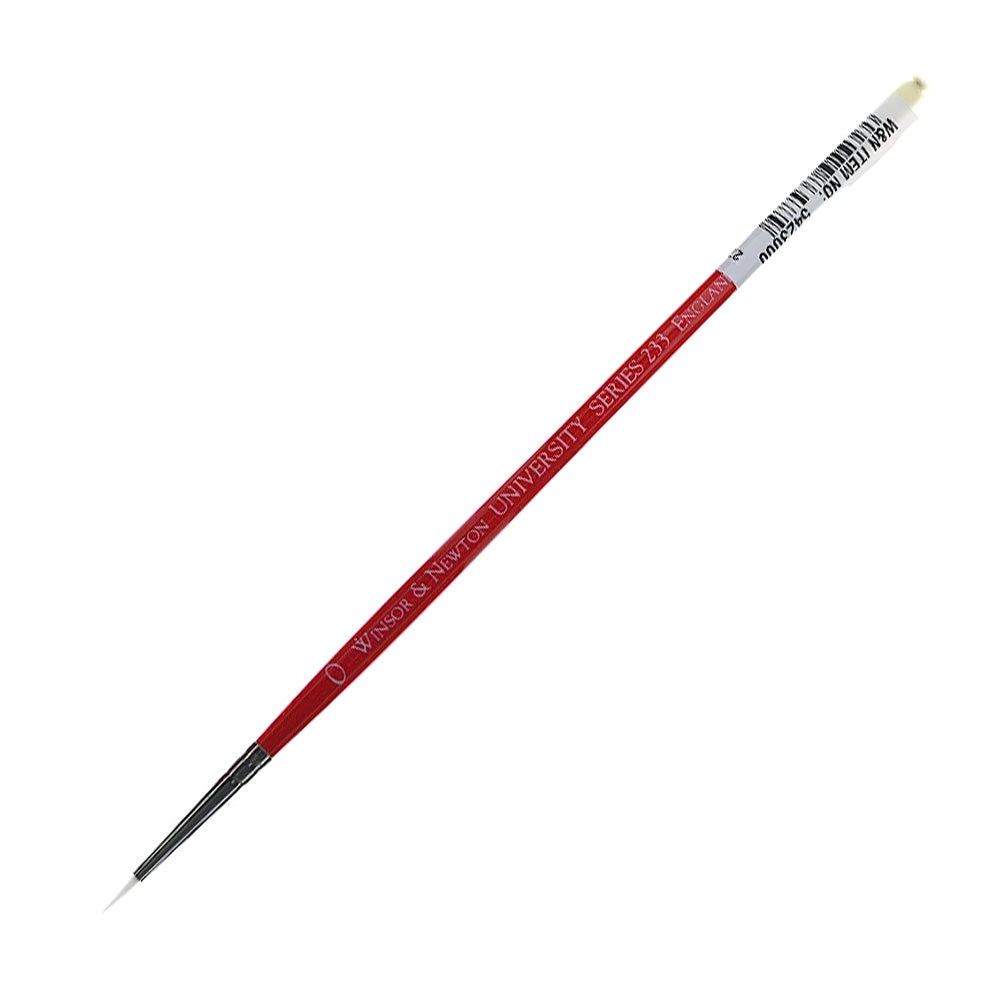 Winsor & Newton University Seri 233 Kısa Saplı Sentetik Yuvarlak Fırça N:0
