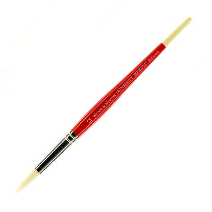 Winsor & Newton University Seri 233 Kısa Saplı Sentetik Yuvarlak Fırça N:12