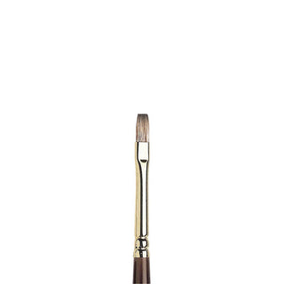 Winsor & Newton Monarch Uzun Saplı Sentetik Kısa Yassı Fırça N:0